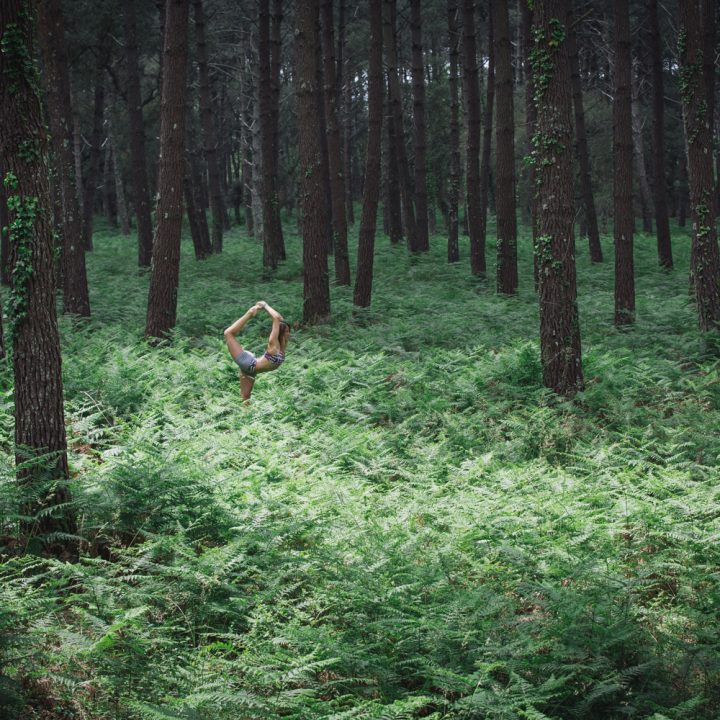 Caroline's Yoga photoshoot in les Landes